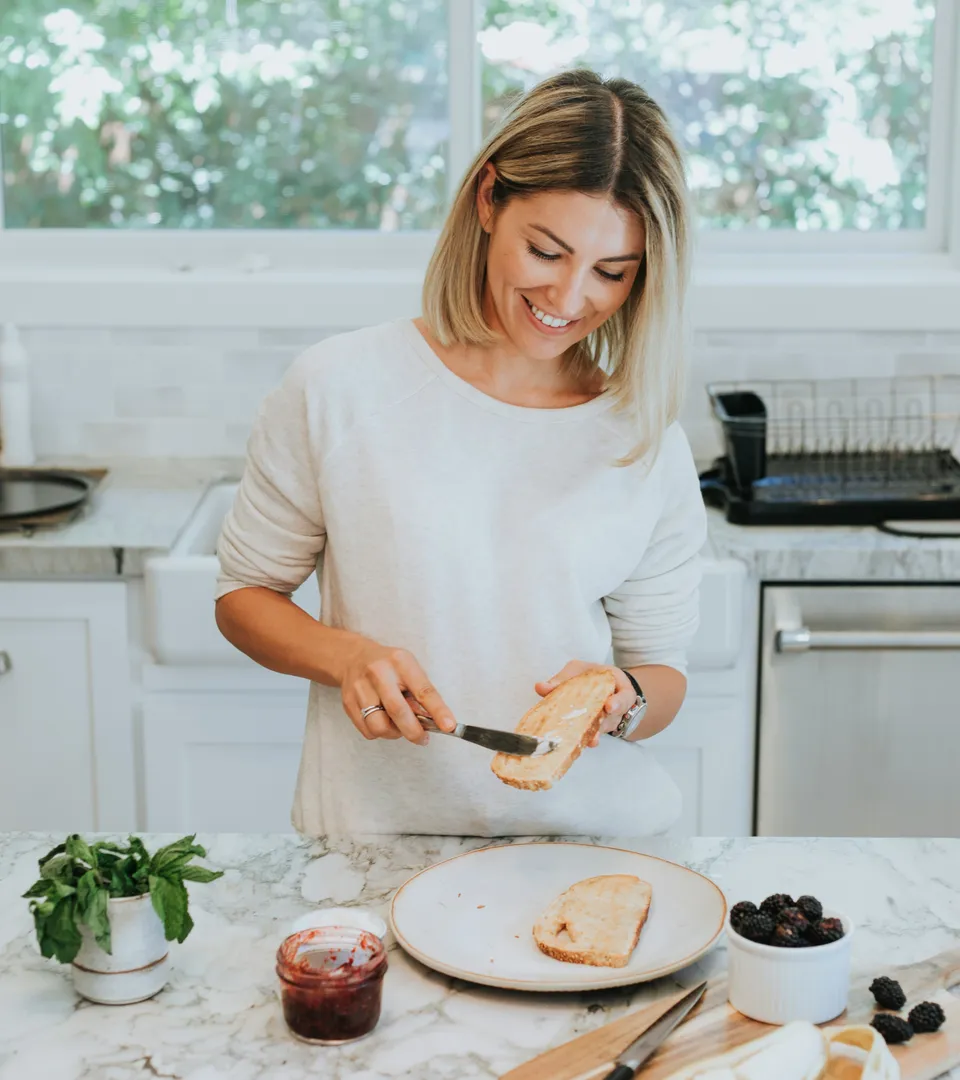 Healthcare professional in a bright, modern clinical environment